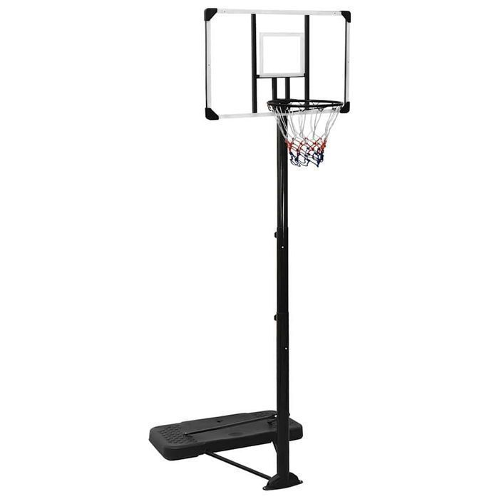 Stojak Do Koszykówki Z Przezroczystą Tablicą, 256-361 Cm