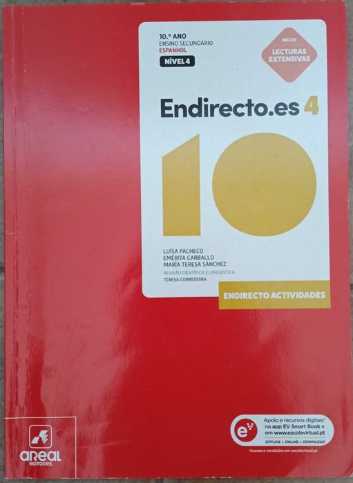 Caderno de Atividades + Lecturas Extensivas Espanhol 10.º Ano – Endirecto.es 4 (Areal Editores)