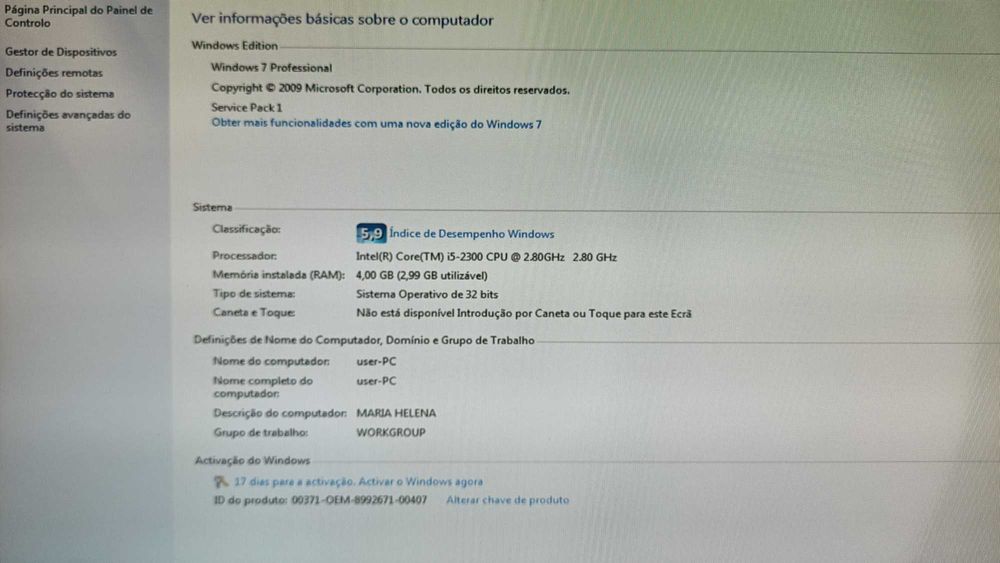 Monitor TV Samsung  LED   + Torre Intel Core i5-23OO  1 TG