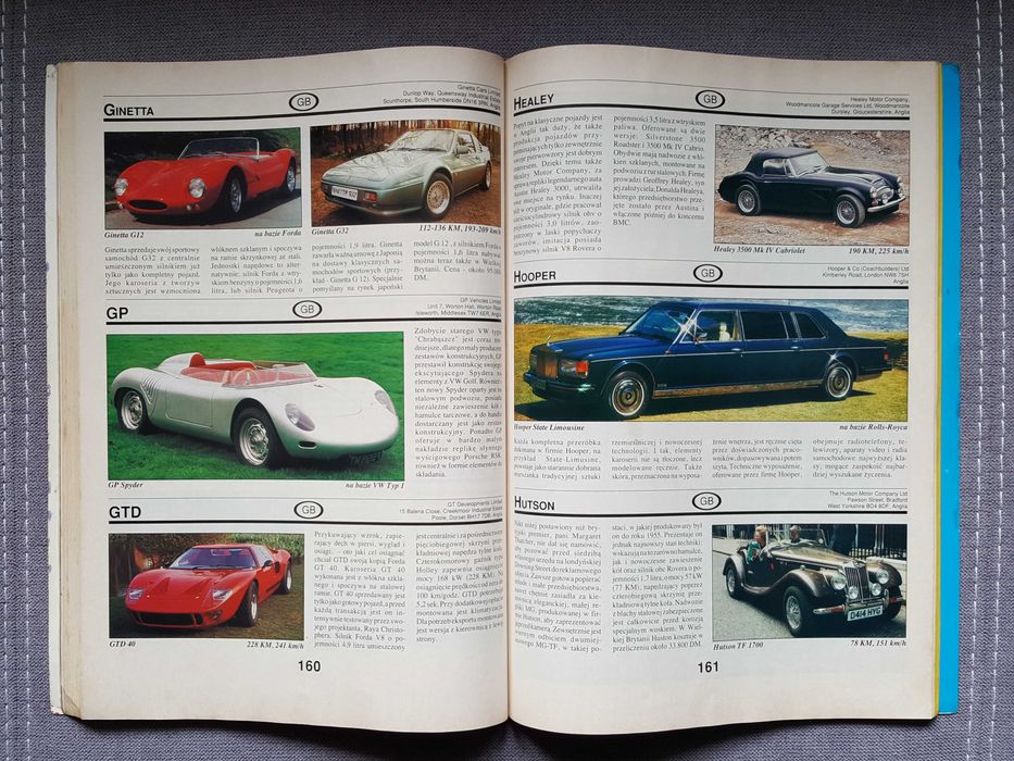 Samochody Świata 1991 - auto katalog Prego :: 1800 samochodów