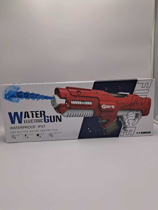 Duży pistolet na wodę Water Electric Gun 750ml wodoszczelny, okulary