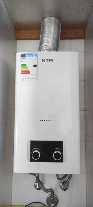 Esquentador Ventilado HTW 11L – Como Novo (Excelente Eficiência)