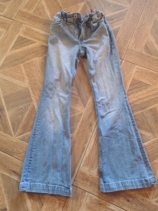 Jeansy dzwony HM dla dziewczynki 146
