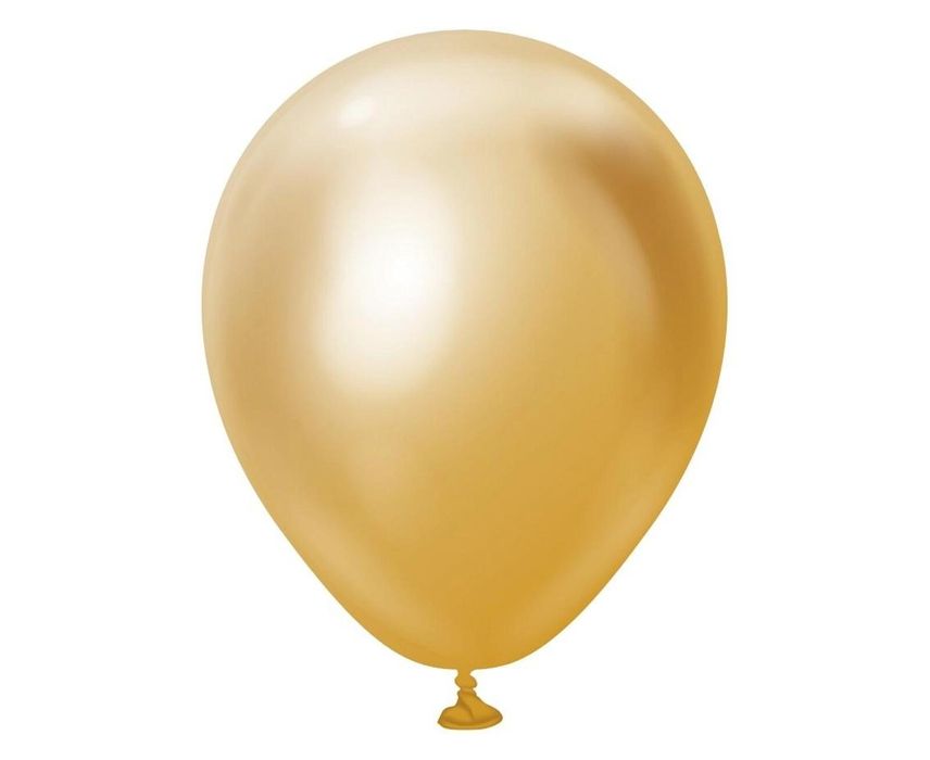Balony Mirror Gold 100 szt Godan oprawa: folia