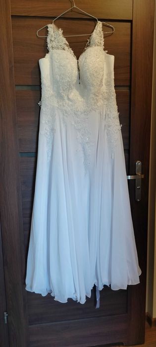 Suknia ślubna biała L/XL