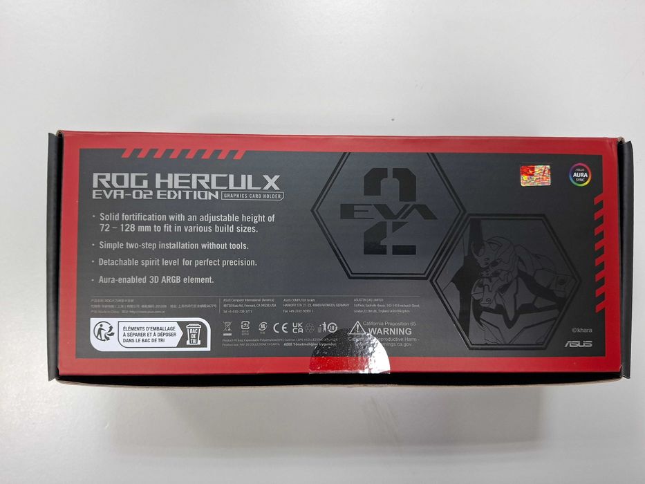 Asus Rog Hercul X Eva 02 Asuka Edition Graphic Card Holder Evangelion