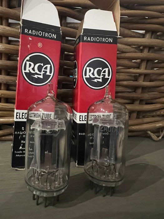 Para lamp RCA NOS lata 60 clear top 12AU7A / ECC82