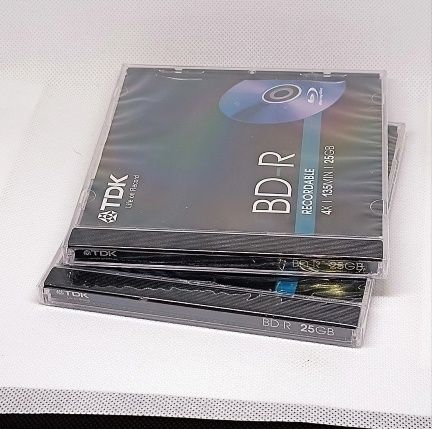 Pack de 2 TDK BD-R 25GB Blu-ray Recordable Disc - 4x 135min Novos/Selados