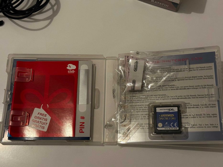 Nintendo DS (classica/Phat) azul e jogos (Mario bros, Nintendogs, etc)