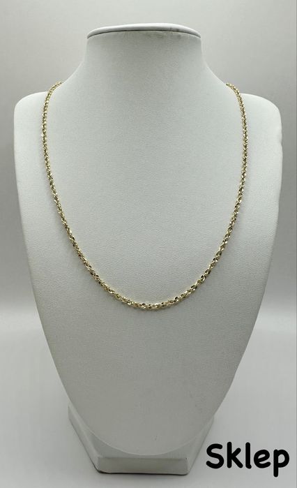 Złoty Damski Łańcuszek Splot Irydia Pr.585 NOWY !!!