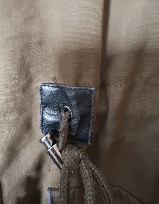 Parka kurtka zimowa Mango khaki rozmiar M