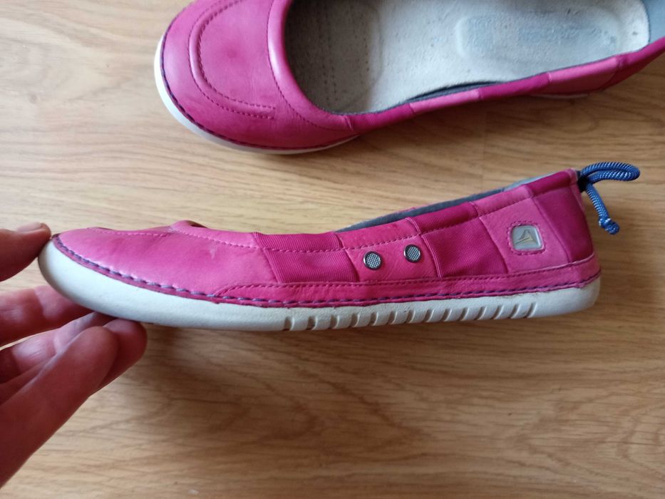 Жіночі шкіряні туфлі - мокасини clarks 40 р.