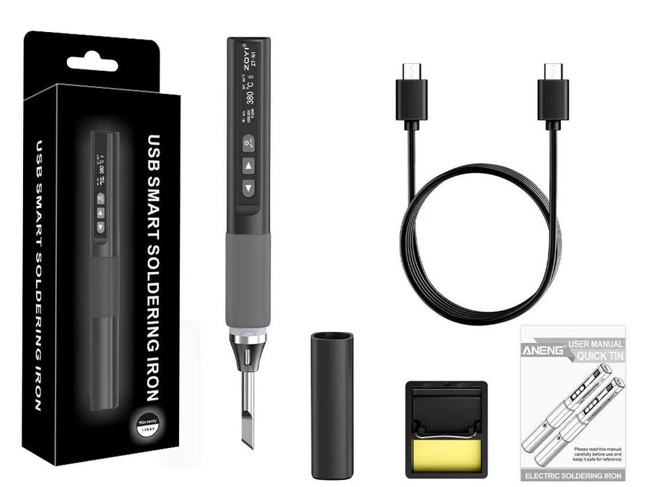 Паяльник ZOYI ZT-N1 / ANENG SL108 96W Гарантія Живлення і Футляр