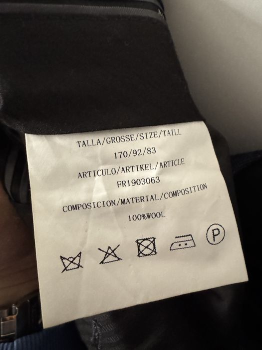 Garnitur Albione Freddy II – Super 110’s, 100% wełna, granatowy