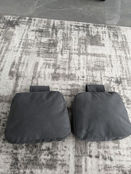 Подушка подголовник алькантара