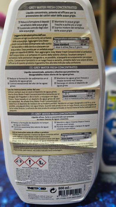 Kit higiene autocaravana ( usado)