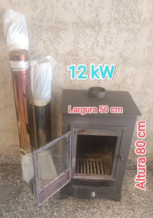 Fogão de lenha e salamandra