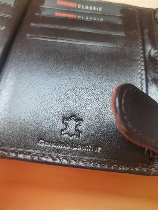 Sprzedam elegancki portfel skórzany!