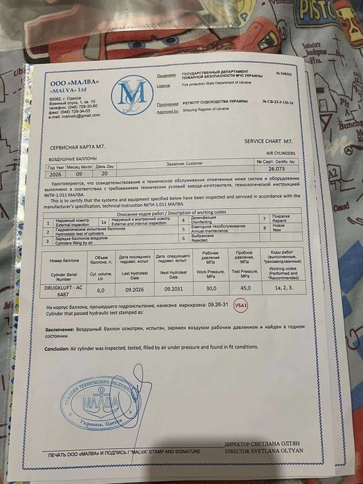 Перевіряний та заправлений Апарат стисненого повітря PA90 PLUS