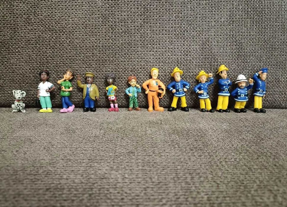 Figurki Strażak Sam 12 sztuk Fire