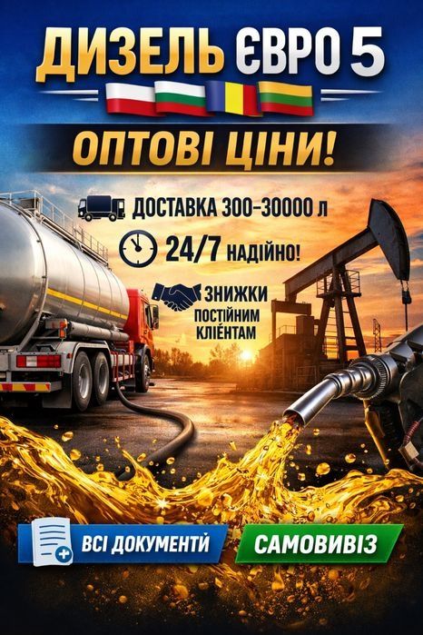 Дизельне паливо оптові ціни
