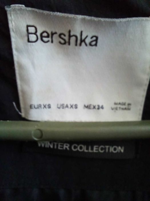 Пуховик  жіночий BERSHKA оверсай xs 42 44 46пуфер, куртка зимова