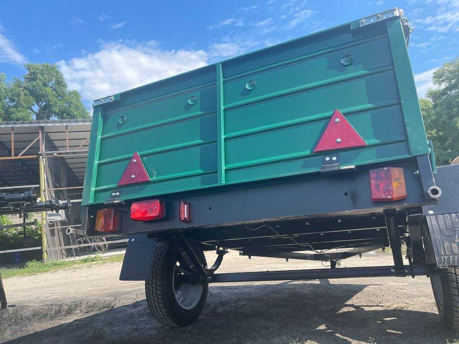 Новий надійний одновісний причіп  Дніпро-21. Завод!