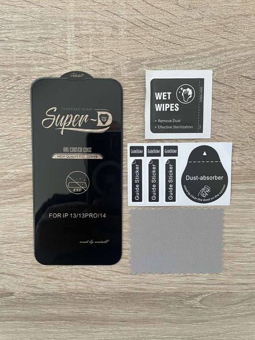 Защитное стекло iPhone 13 13Pro 14 айфон SuperD захисне скло