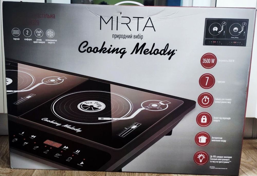 Настільна індукційна плита MIRTA Cooking Melody IP-8929