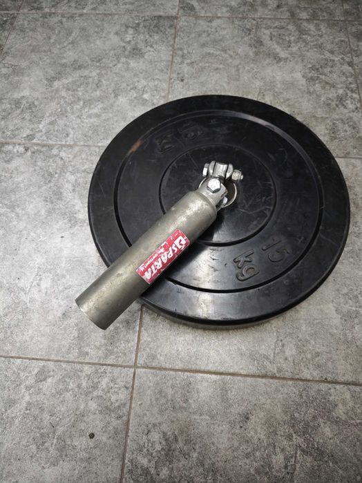 Uchwyt do wiosłowania sztangą olimpijską landmine