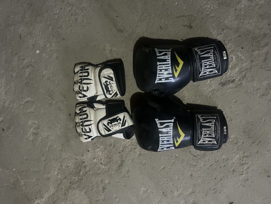 Боксерська груша + рукавички Everlast
