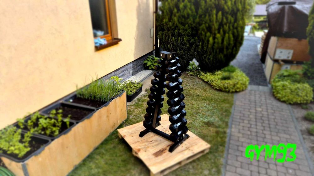 Zestaw Hantli Hex 1 do 10 kg 10 par