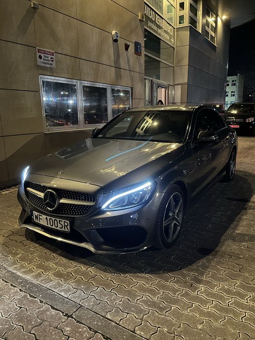 Mercedes C200 4Matic  9G-Tronic  AMG  *SALON POLSKA*  BEZWYPADKOWY