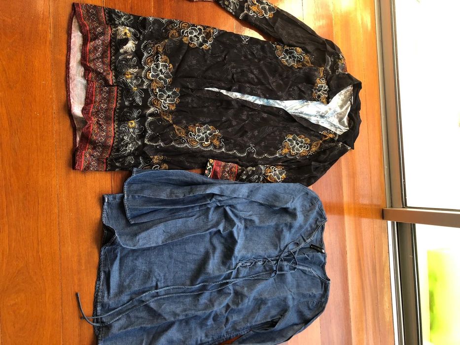 Dois Vestidos estilo túnica 36