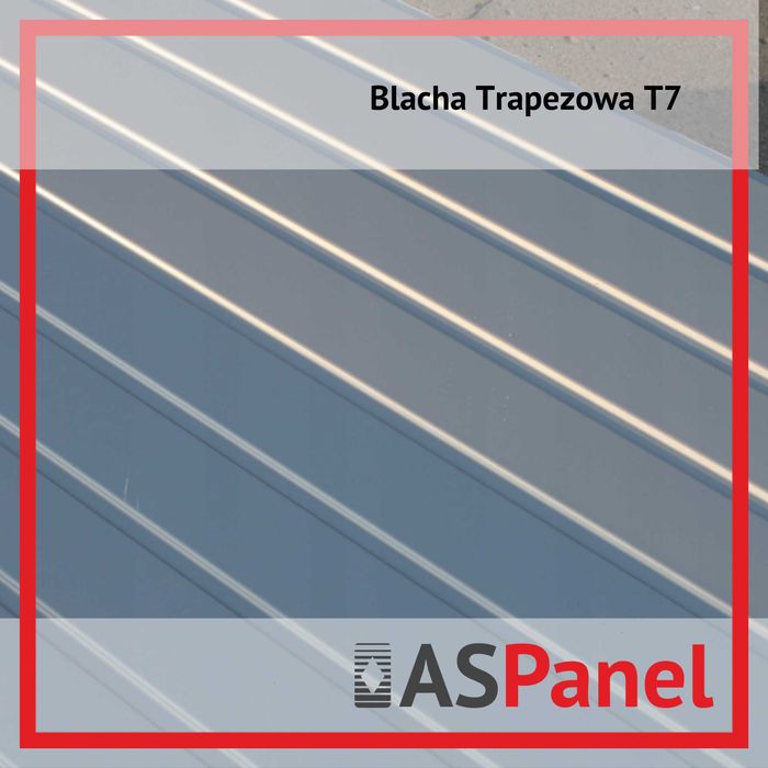 Blacha trapezowa ELEWACYJNA T7 - różne kolory + drewnopodobna
