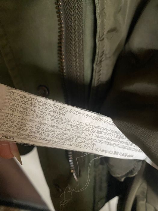 Bershka kurtka parka M na L ocieplana