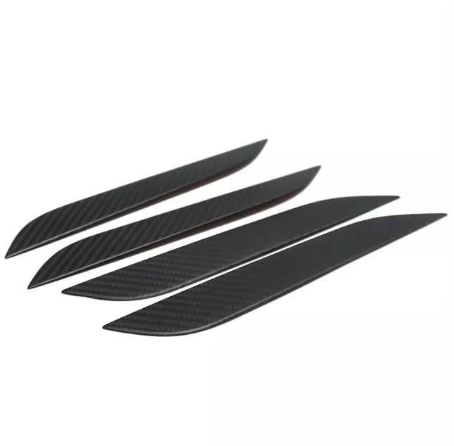 Real Carbon Fiber Door Handle Cover For Tesla Model S