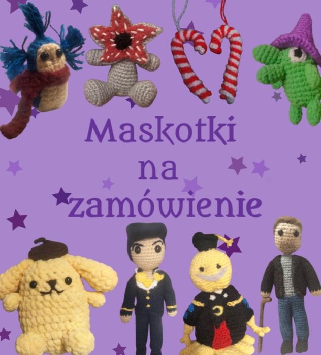 Maskotki szydełkowane