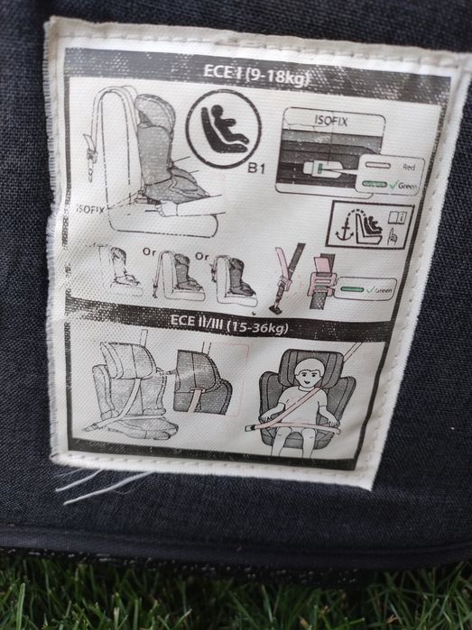 Fotelik samochodowy dla dziecka 9-18 kg Isofix