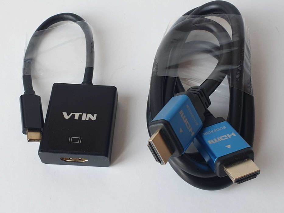 адаптер  USB C to HDMI  Thunderbolt 3/4 Windows, Mac або ChromeOS 1.2м