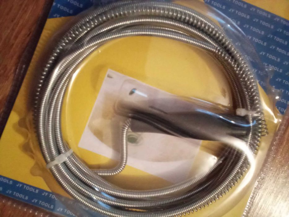 Трос для прочистки канализации НОВЫЙ !  3 метра диаметр 6 мм