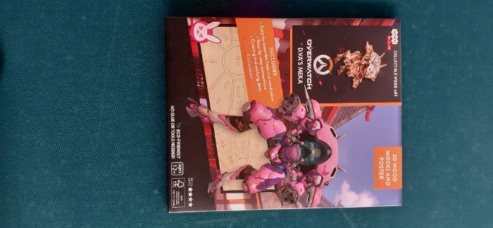 Modelo de madeira montável - D.VA'S MEKA - Overwatch