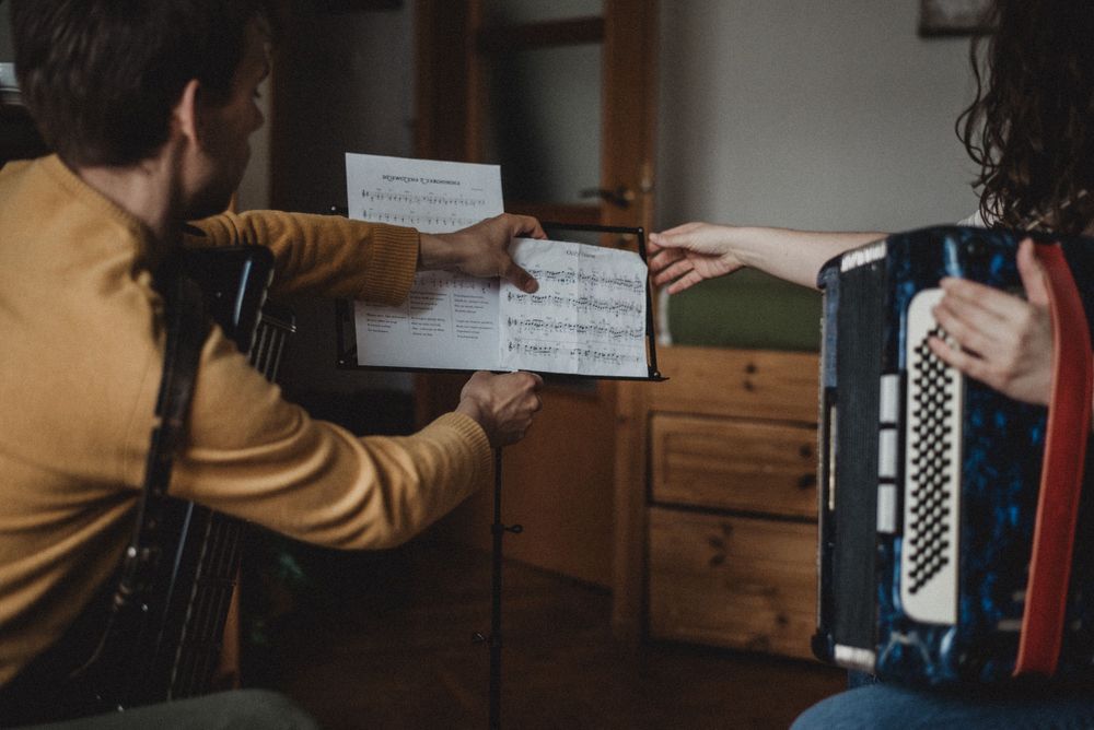 Lekcje akordeonu ze słuchu i z nut // poznań i online
