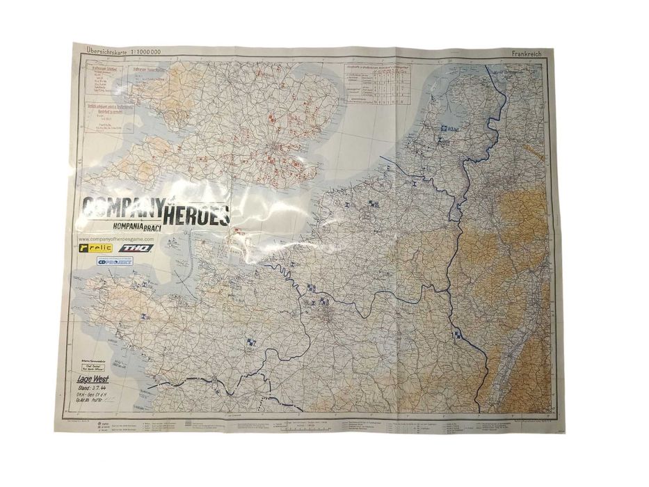 Mapa z gry Kampania Braci plakat