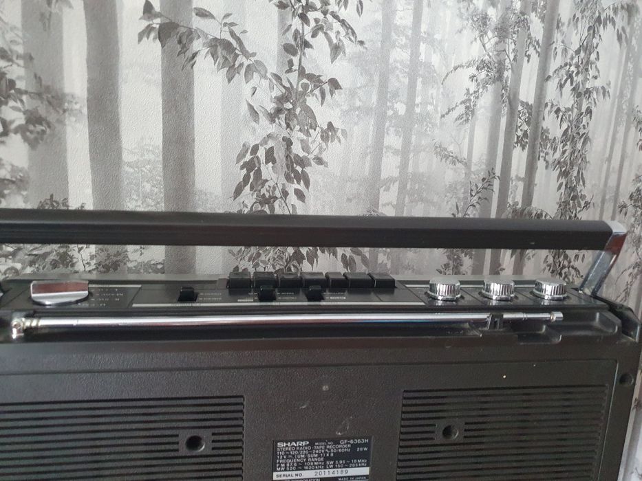 Radiomagnetofon Sharp GF 6363 do naprawy