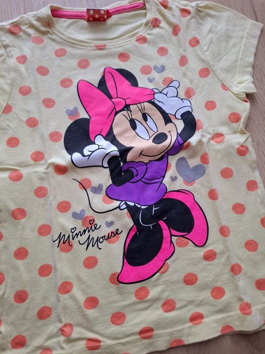 Pepco Disney Minnie Mouse koszulka t-shirt dziewczęcy żółty rozmar 122