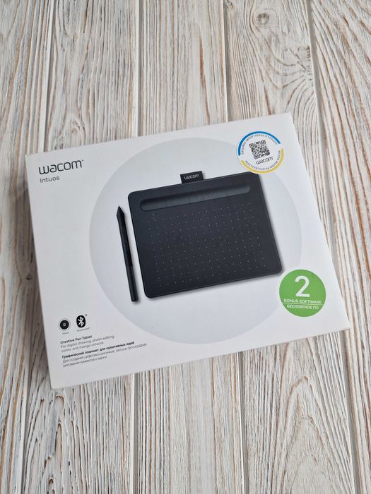 Графічний планшет Wacom Intuos S Bluetooth Black