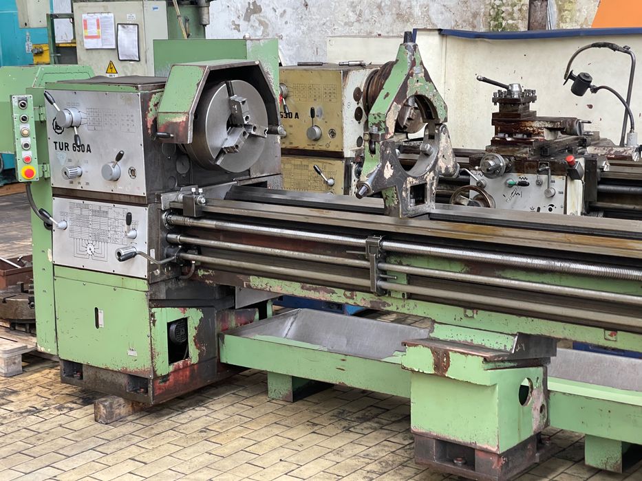 Tokarka TUR 630A x 4000 mm | Przelot wrzeciona 140 mm