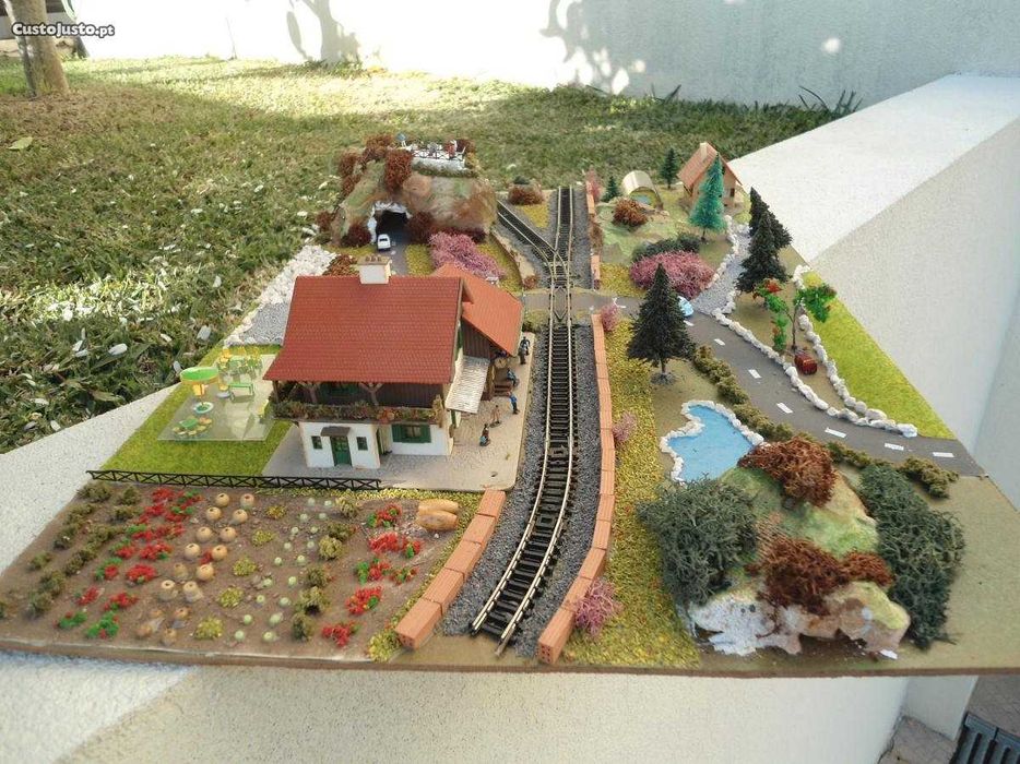 1:160 Diorama comboio escala N