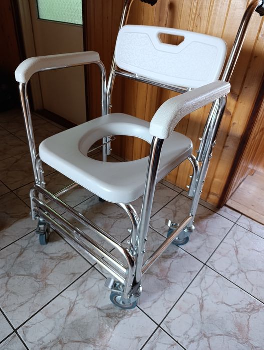 Wózek toaleta biały